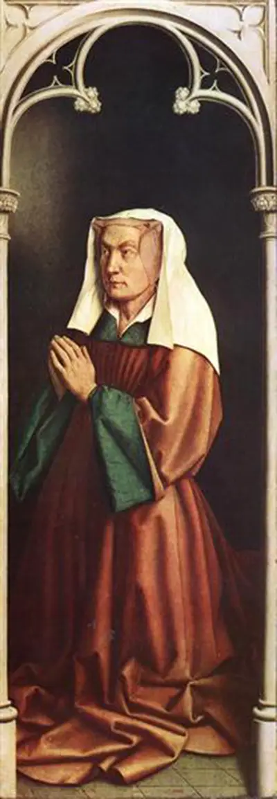 Isabella Borluut (Ghent Altarpiece) Jan van Eyck
